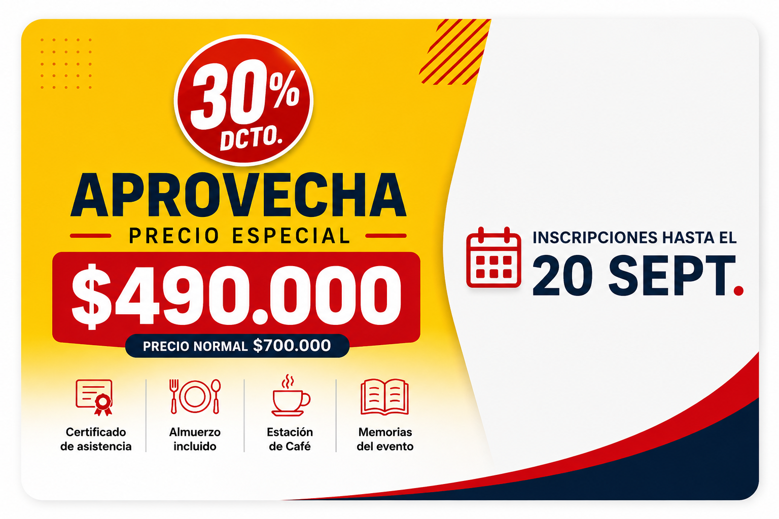 30% de descuento - Cumbre Internacional de Psicología en Eventos Críticos